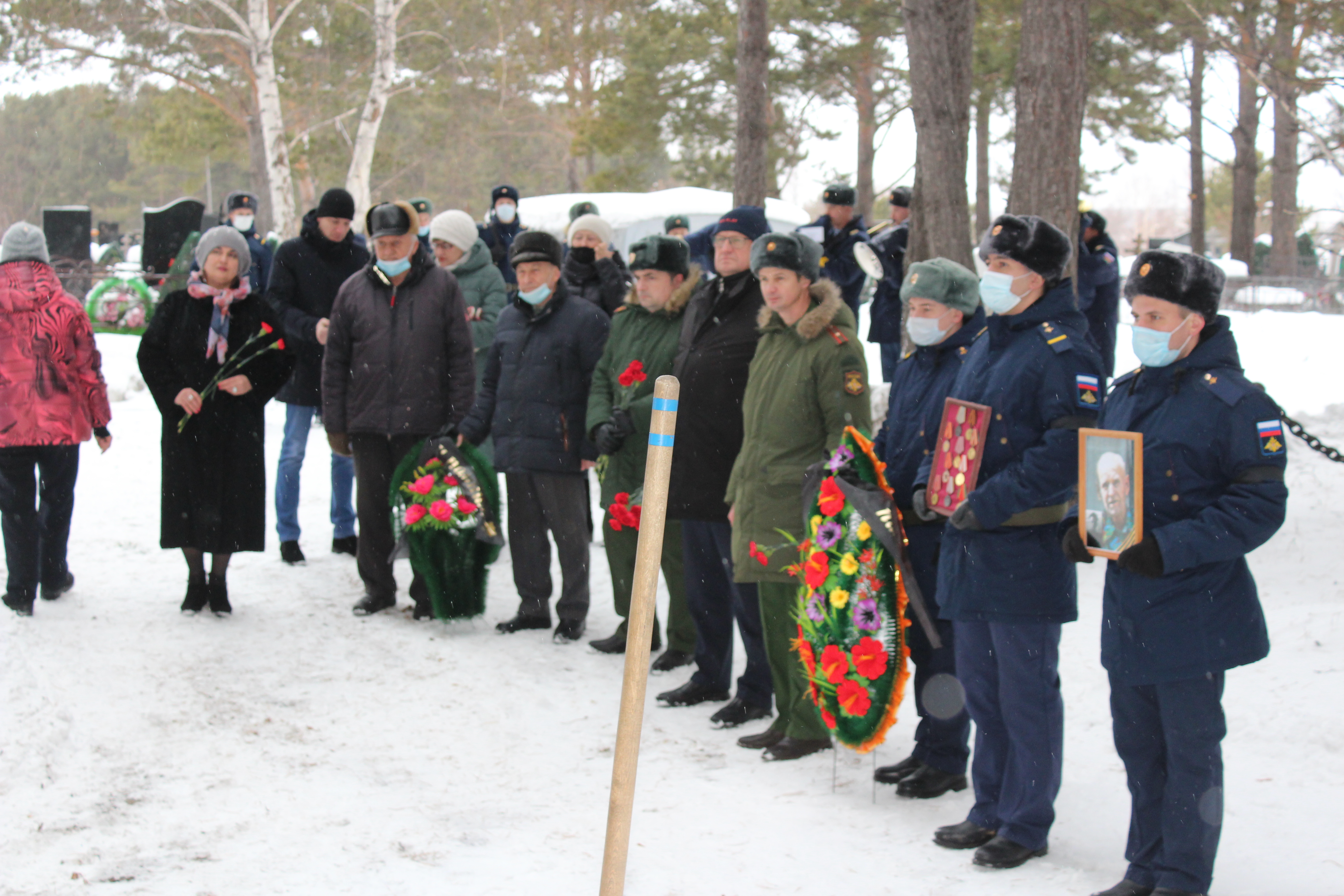 прощание с 345 полком